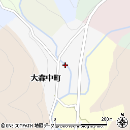 京都府京都市北区大森中町周辺の地図