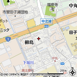 静岡県富士市中丸353周辺の地図