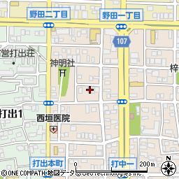 愛知県名古屋市中川区打中1丁目118周辺の地図