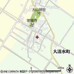 滋賀県東近江市大清水町314周辺の地図