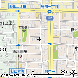 愛知県名古屋市中川区打中1丁目122周辺の地図