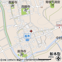 滋賀県近江八幡市船木町1050周辺の地図