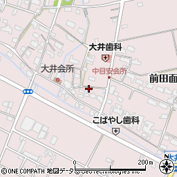 愛知県愛西市大井町浦田面724周辺の地図