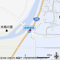 錦橋東詰周辺の地図