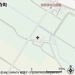 滋賀県東近江市南菩提寺町245周辺の地図