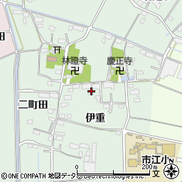 愛知県愛西市西條町伊重77周辺の地図