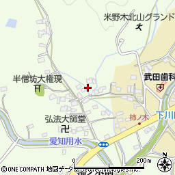 愛知県日進市米野木町北山38周辺の地図