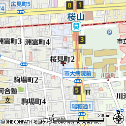 亀井ソフラン株式会社周辺の地図