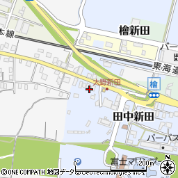 静岡県富士市田中新田263周辺の地図