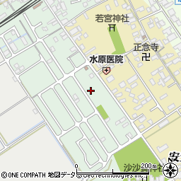 滋賀県近江八幡市安土町常楽寺38-64周辺の地図
