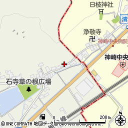 滋賀県近江八幡市安土町石寺8周辺の地図