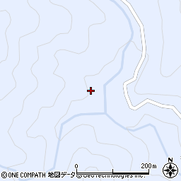 愛知県北設楽郡豊根村古真立作道周辺の地図