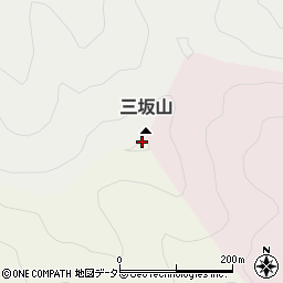 三坂山周辺の地図