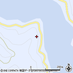 愛知県北設楽郡豊根村古真立田鹿向周辺の地図