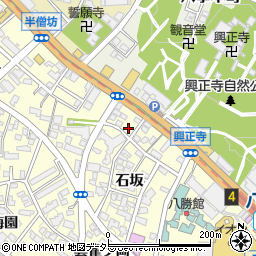 愛知県名古屋市昭和区広路町石坂30-1周辺の地図