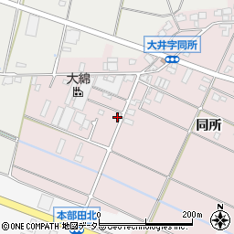 愛知県愛西市大井町同所121周辺の地図