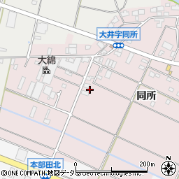 愛知県愛西市大井町同所215周辺の地図