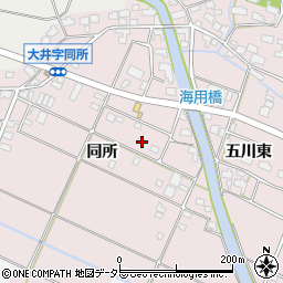 愛知県愛西市大井町同所284周辺の地図