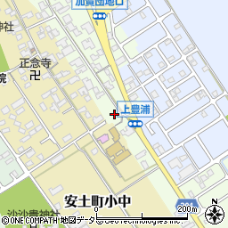 滋賀県近江八幡市安土町上豊浦1041周辺の地図