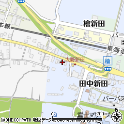 静岡県富士市田中新田263-2周辺の地図