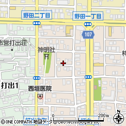 愛知県名古屋市中川区打中1丁目112周辺の地図