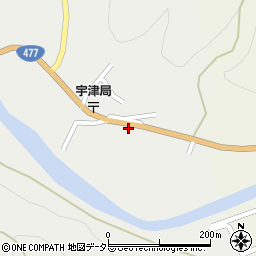 京都府京都市右京区京北中地町蛸谷口周辺の地図