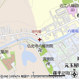 滋賀県近江八幡市船木町1128-2周辺の地図