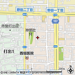 愛知県名古屋市中川区打中1丁目113周辺の地図