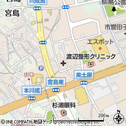 静岡県富士市川成島611周辺の地図