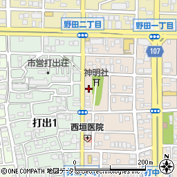 愛知県名古屋市中川区打中1丁目77周辺の地図