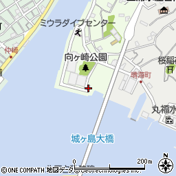 神奈川県三浦市向ヶ崎町8-30周辺の地図