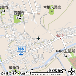 滋賀県近江八幡市船木町周辺の地図