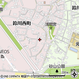 鈴川設備周辺の地図
