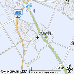 滋賀県東近江市湯屋町1080周辺の地図