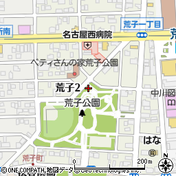 荒子公園トイレ１周辺の地図