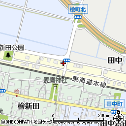 静岡県富士市三新田周辺の地図