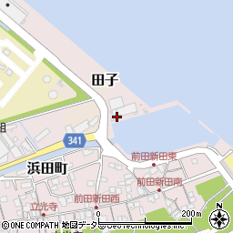 田子の浦港 漁協食堂周辺の地図
