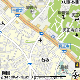 愛知県名古屋市昭和区広路町石坂57周辺の地図