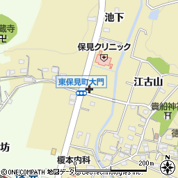 愛知県豊田市東保見町池下36周辺の地図