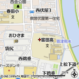 愛知県名古屋市中川区富田町大字榎津東ナコラ周辺の地図