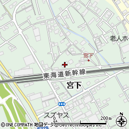 静岡県富士市宮下144-21周辺の地図