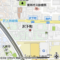 愛知県名古屋市熱田区沢下町周辺の地図