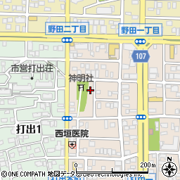 愛知県名古屋市中川区打中1丁目98周辺の地図