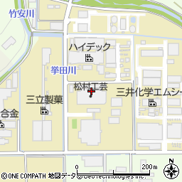 松村工芸株式会社　丹波物流センター周辺の地図