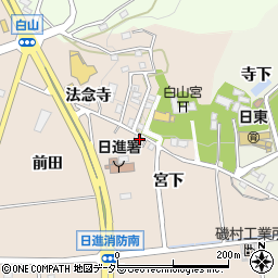 愛知県日進市本郷町宮下522-24周辺の地図