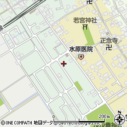 滋賀県近江八幡市安土町常楽寺38-60周辺の地図