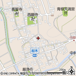 滋賀県近江八幡市船木町1042周辺の地図