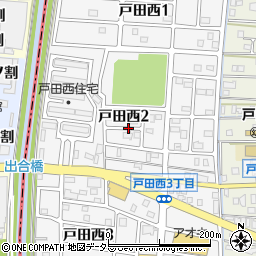 愛知県名古屋市中川区戸田西周辺の地図