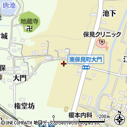 愛知県豊田市東保見町柵口周辺の地図
