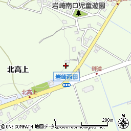愛知県日進市岩崎町北高上周辺の地図